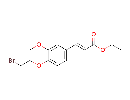 ethyl (E)-3-(4-(2-bromoethoxy)-3-methoxyphenyl)acrylate