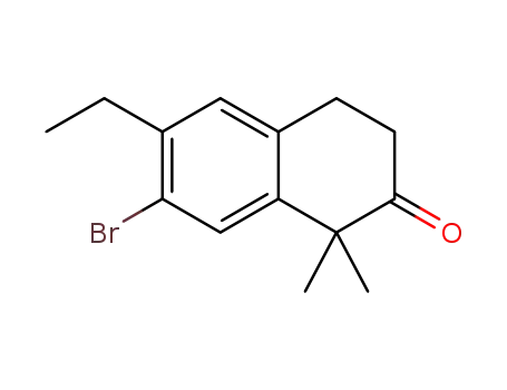 1,1-dimethyl-3,4-dihydro-6-ethyl-7-bromonaphthalen-2-one