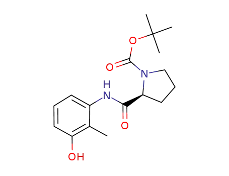(S)-tert-butyl 2-((3-hydroxy-2-methylphenyl)carbamoyl)pyrrolidine-1-carboxylate