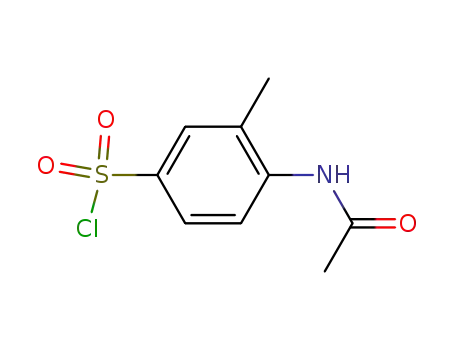 Molecular Structure of 14988-21-7 (4-ACETYLAMINO-3-METHYL-BENZENESULFONYL CHLORIDE)