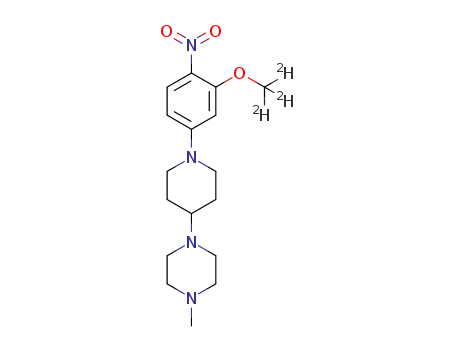 1-(1-(3-[D3]methoxy-4-nitrophenyl)piperidin-4-yl)-4-methylpiperazine