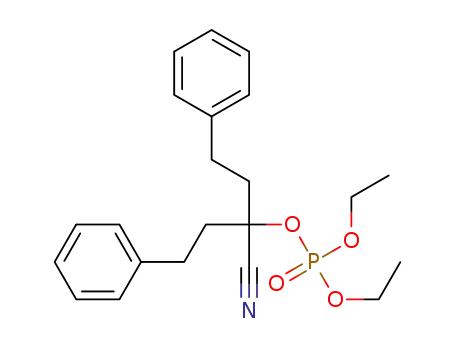 3-cyano-1,5-diphenylpentan-3-yl diethylphosphate