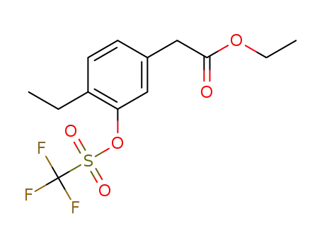 5-[(ethoxycarbonyl)methyl]-2-ethylphenyl trifluoromethanesulfonate