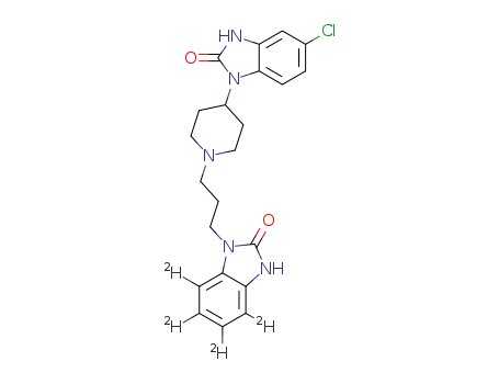 1-{3-[4-(5-chloro-2-oxo-2,3-dihydro-1 H-1,3-benzodiazol-1-yl)piperidin-1-yl]propyl}-2,3-dihydro(4,5,6,7-D4)-1H-1,3-benzodiazol-2-one