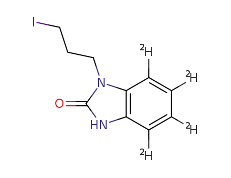 1-(3-iodopropyl)-2,3-dihydro(4,5,6,7-D4)-1H-1,3-benzodiazol-2-one