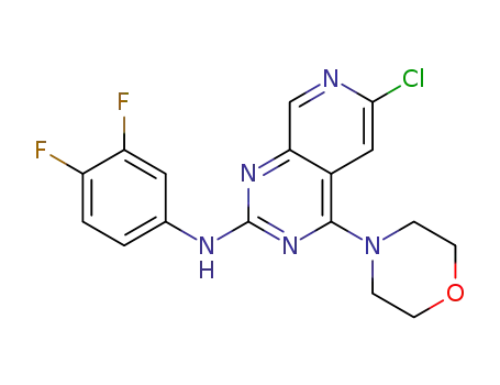 6-chloro-N-(3,4-difluorophenyl)-4-morpholinopyrido[3,4-d]pyrimidin-2-amine