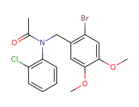 N-(2-bromo-4,5-dimethoxybenzyl)-N-(2-chlorophenyl)acetamide