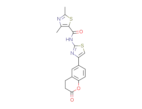 2,4-dimethyl-N-(4-(2-oxochroman-6-yl)thiazol-2-yl)thiazole-5-carboxamide
