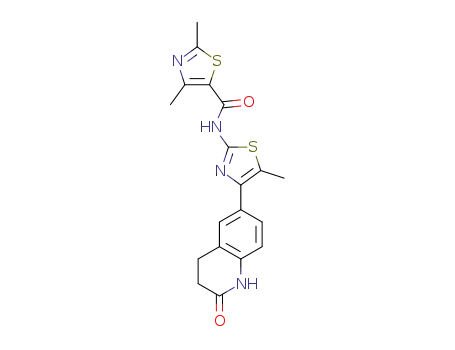 2,4-dimethyl-N-(5-methyl-4-(2-oxo-1,2,3,4-tetrahydroquinolin-6-yl)thiazol-2-yl)thiazole-5-carboxamide
