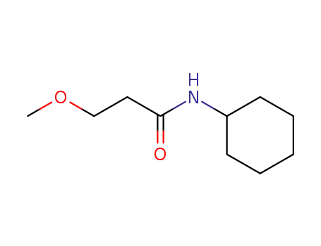 β-methoxy-N-cyclohexylpropionic acid amide