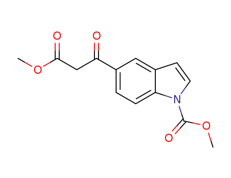 methyl 5-(3-methoxy-3-oxopropanoyl)-1H-indole-1-carboxylate