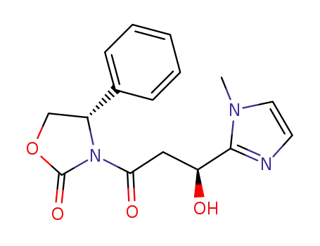(S)-3-((S)-3-hydroxy-3-(1-methyl-1H-imidazol-2-yl)propanoyl)-4-phenyloxazolidin-2-one
