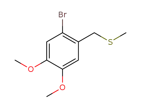 (2-bromo-4,5-dimethoxybenzyl)(methyl)sulfane