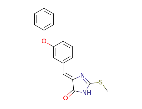 (Z)-5-(3-phenoxybenzylidene)-2-(methylthio)-3H-imidazol-4(5H)-one