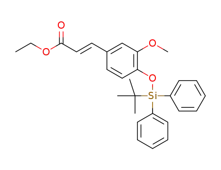 (E)-ethyl 3-(4-((tert-butyldiphenylsilyl)oxy)-3-methoxyphenyl)acrylate