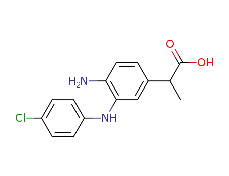2-(3-((4-chlorophenyl)amino)-4-aminophenyl)propionic acid