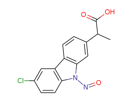2-(6-chloro-9-nitroso-9H-carbazol-2-yl)propanoic acid
