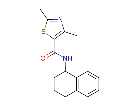 2,4-dimethyl-N-(1,2,3,4-tetrahydronaphthalen-1-yl)thiazole-5-carboxamide