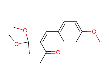 4,4-Dimethoxy-3-[1-(4-methoxy-phenyl)-meth-(E)-ylidene]-pentan-2-one