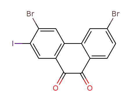 3,6‐dibromo‐2‐iodophenanthrene‐9,10‐dione