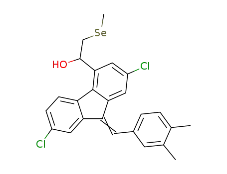 1-(2,7-dichloro-9-[3,4-dimethylbenzylidene]-9H-fluoren-4-yl)-2-(methylselanyl)ethanol
