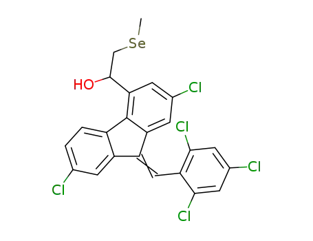 (2,7-dichloro-9-[2,4,6-trichlorobenzylidene]-9H-fluoren-4-yl)-2-(methylselanyl)ethanol
