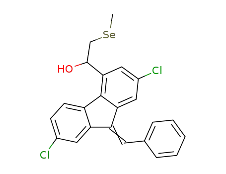 1-(9-benzylidene-2,7-dichloro-9Hfluoren-4-yl)-2-(methylselanyl)ethanol