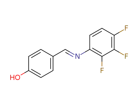 4-((E)-(2,3,4-trifluorophenylimino)methyl)phenol