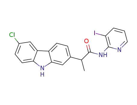 2-(6-chloro-9H-carbazol-2-yl)-N-(3-iodopyridin-2-yl)propanamide