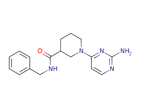 1-(2-aminopyrimidin-4-yl)-N-benzylpiperidine-3-carboxamide