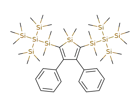 1,1-dimethyl-2,5-bis[tris(trimethylsilyl)silyldimethylsilyl]-3,4-diphenylsilole