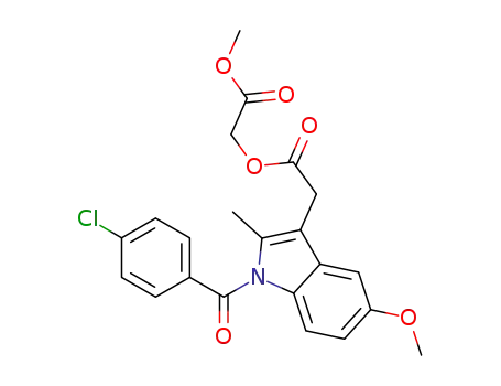 2-methoxy-2-oxoethyl 2-(1-(4-chlorobenzoyl)-5-methoxy-2-methyl-1H-indol-3-yl)acetate