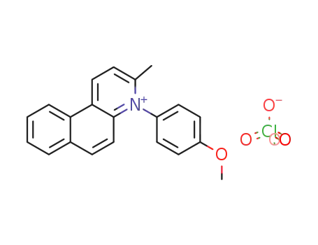 4-(4-methoxy-phenyl)-3-methyl-benzo[f]quinolinium; perchlorate