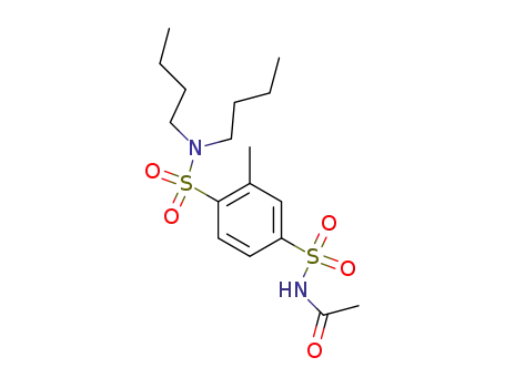 2-Methyl-benzene-1,4-disulfonic acid 4-(acetyl-amide) 1-dibutylamide