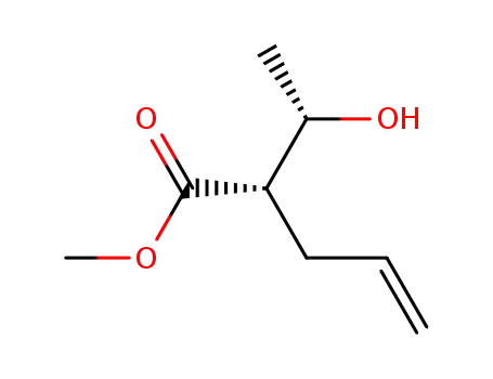 (2S,1'S)-2-(1-hydroxyethyl)-pent-4-enoate methyle