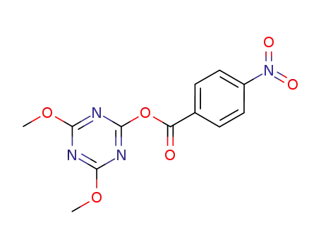 4-Nitro-benzoic acid 4,6-dimethoxy-[1,3,5]triazin-2-yl ester