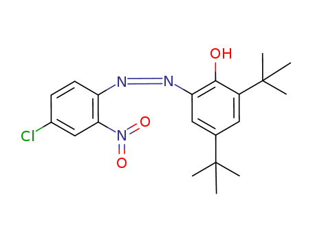 Phenol,2-[2-(4-chloro-2-nitrophenyl)diazenyl]-4,6-bis(1,1-dimethylethyl)-