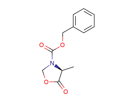 phenylmethyl (4S)-5-oxo-4-methyl-1,3-oxazolidine-3-carboxylate