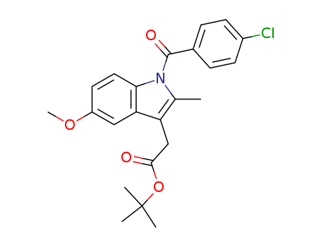 1H-Indole-3-acetic acid, 1-(4-chlorobenzoyl)-5-methoxy-2-methyl-, 1,1-dimethylethyl ester