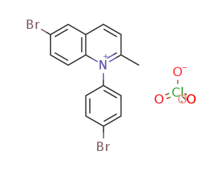 6-Bromo-1-(4-bromo-phenyl)-2-methyl-quinolinium; perchlorate