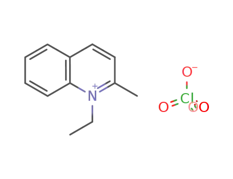 2-methyl-1-ethylquinolinium perchlorate