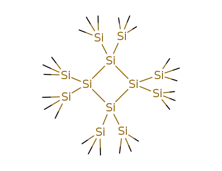 Molecular Structure of 82615-12-1 (Cyclotetrasilane, octakis(trimethylsilyl)-)