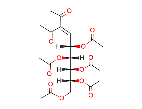Acetic acid (1R,2S)-2-acetoxy-4-acetyl-5-oxo-1-((1R,2R)-1,2,3-triacetoxy-propyl)-hex-3-enyl ester