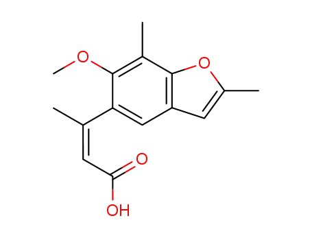 (Z)-3-(6-Methoxy-2,7-dimethyl-benzofuran-5-yl)-but-2-enoic acid