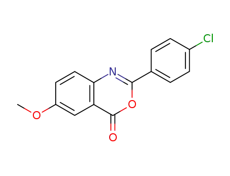 2-(4-Chlorphenyl)-6-methoxy-4H-3.1-benzoxazinon-4