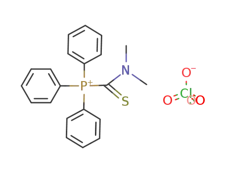 (dimethylthiocarbamoyl)triphenylphosphonium perchlorate