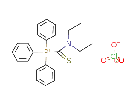 (diethylthiocarbamoyl)triphenylphosphonium perchlorate
