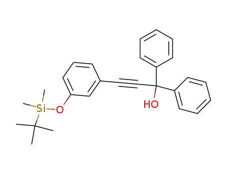 3-[3-(tert-Butyl-dimethyl-silanyloxy)-phenyl]-1,1-diphenyl-prop-2-yn-1-ol