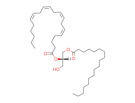 Molecular Structure of 65914-84-3 (1-STEAROYL-2-ARACHIDONOYL-SN-GLYCEROL)
