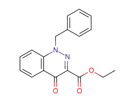 3-Cinnolinecarboxylic acid, 1,4-dihydro-4-oxo-1-(phenylmethyl)-, ethyl
ester